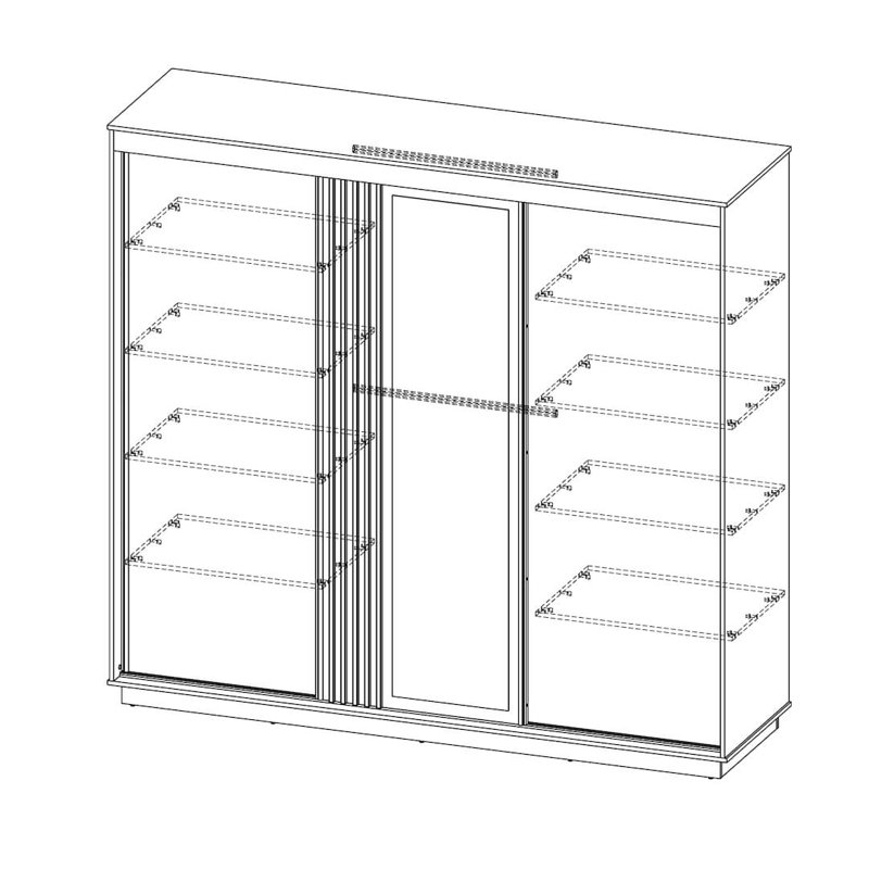 Sabella Manufactured Wood Wardrobe