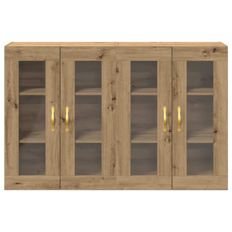 Wall Mounted Cabinets 2 Pcs 69,5X34x90 Cm Engineered Wood, Artisan Oak