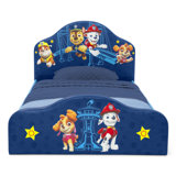 PAW Patrol Upholstered Twin Bed By Delta Children, Blue