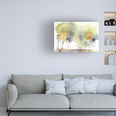 Art mural sur toile tendue - "Golden Grove" Sheila Golden, décoration murale pour le salon, la chambre à coucher ou le bureau - 22 x 32