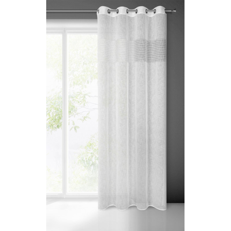Hadlei Semi -transparent Curtains Single Panel