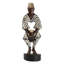 Novica Welcome Drum Wood Sculpture