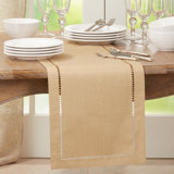 Neith Polyester Rectangle Table Runner