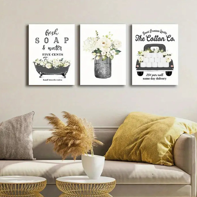 3 Piece Wrapped Canvas Print