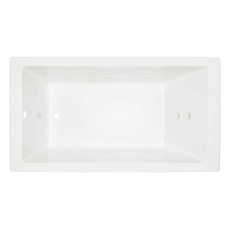 72" x 36" Sitka Acrylic Drop-In Whirlpool Tub