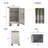 30+2Bay Mobile School Charging Cart Station For Chromebook, Tablet And Laptop Computer With Power Strip Included, Assembly Required-2137012211