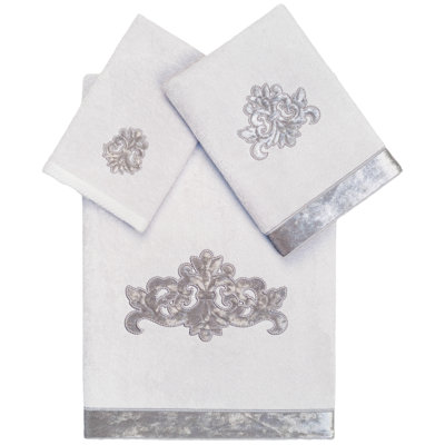 Ensemble de serviettes 3 pièces 100% coton
