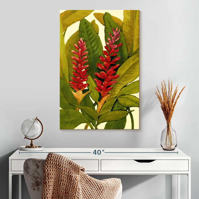 Harnek Tropical Red Ginger, 30" H x 20" W