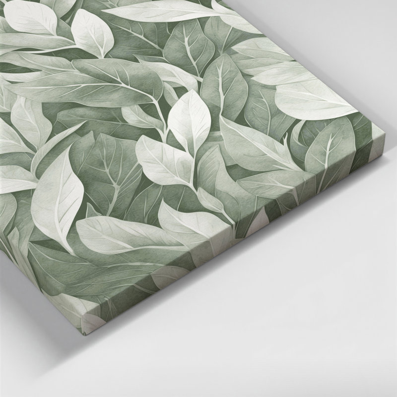 Watercolor Botanical 63 Brown Canvas Wall Art, 11" H x 14" W