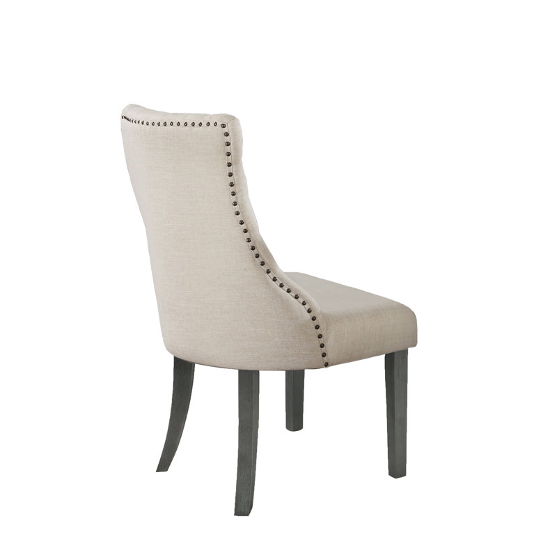 Chaise de salle à manger rembourrée Royal, Beige
