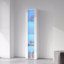 Armoire avec lampe à bande en aluminium sur le côté
