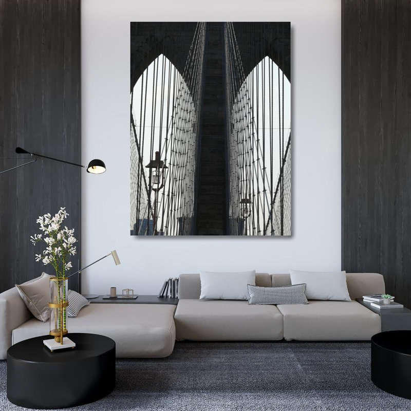 Pont de Brooklyn à New York, H 48 po x l 36 po