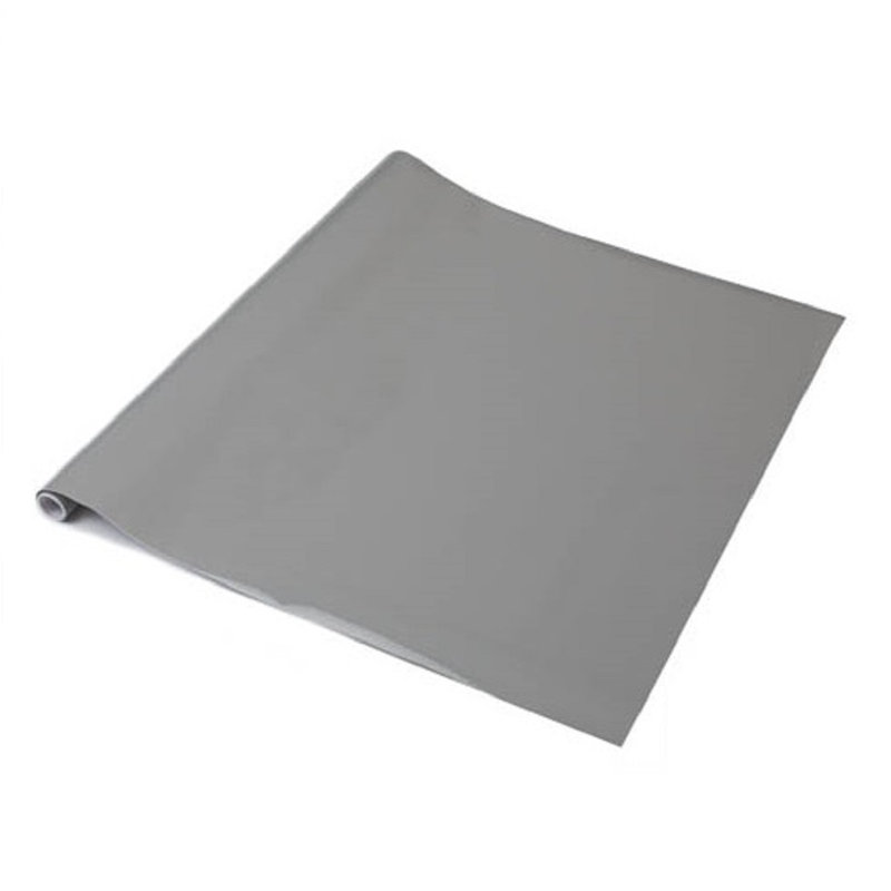 Lathan 2m x 67.5cm Peel & Stick Wallpaper Roll, Glossy Grey