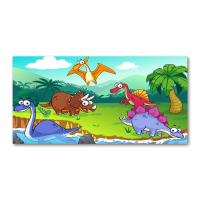 Dinosaurs - No Frame Print on Canvas