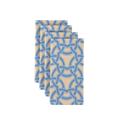 Polyester Geometric Square Napkin
