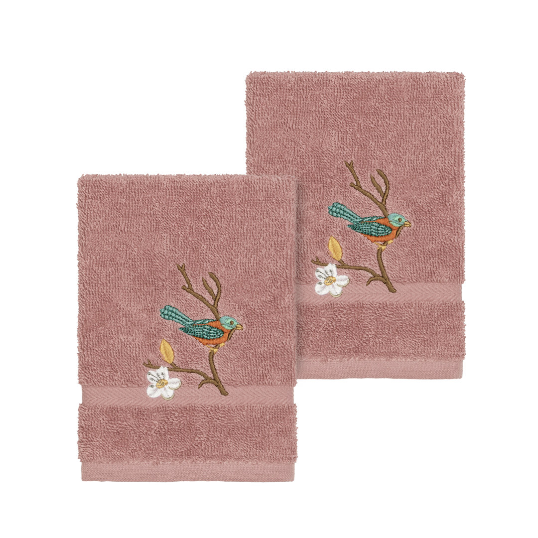 Spring Time Turkish Cotton Washcloth (Set of 2) Linum Home Textiles 