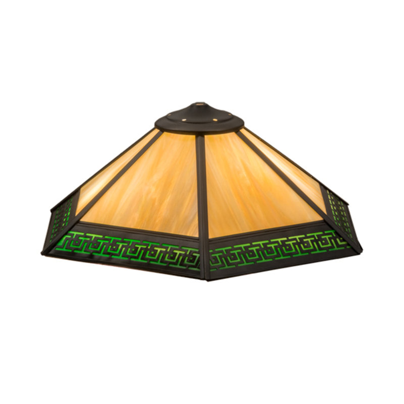Greek Key Mission Lamp Shade and Pendant Shade