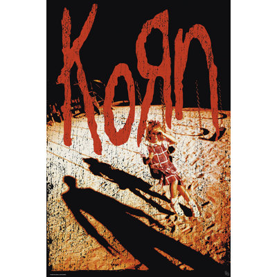  Officiellement sous licence Korn - affiche d'art balançoire - 24 x 36 po - reproduction décorative - papier affiche - prête à encadrer