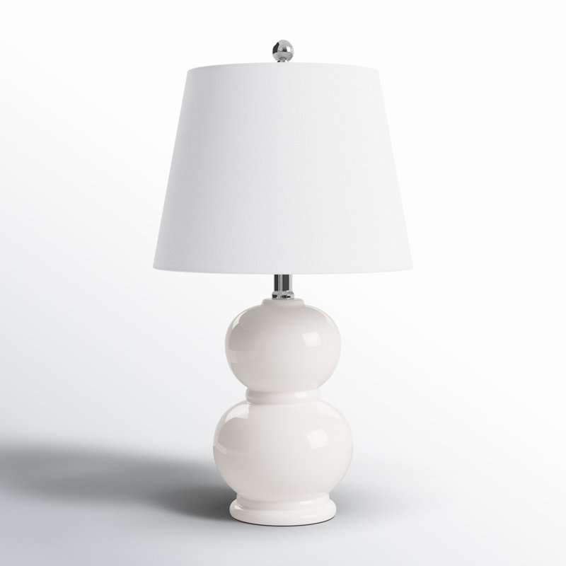Ceramic Table Lamp, Ivory