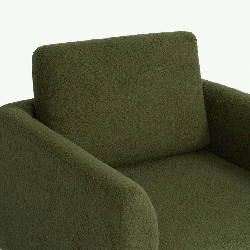 Fauteuil d'appoint pivotant à 360 °, Ours en peluche vert