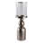 Elegant Floor Candle Holder With Removable Glass Hurricane - Decorative Tabletop Candle Holders For Living Room, Dining Room, Or Home Decor - Silver-1516323651