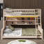 Lit superposé avec tablettes intégrées, éclairage personnalisable et panneaux ventilés-393872288-393872289