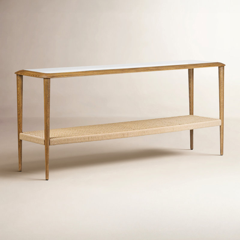 Carmelo Console Table-Medium Brown Oak