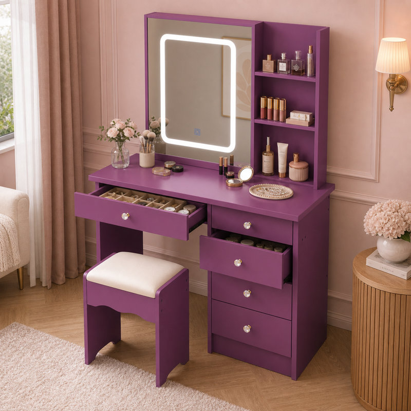 Meuble-lavabo l 39,4 po avec miroir lumineux