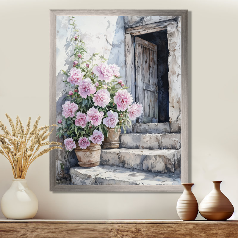 Boarstall - Décoration murale florale, H 32 po x l 24 po, Toile tendue, Does Not Apply