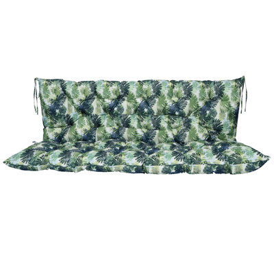 Coussins de balancelle avec dossier, coussin d'extérieur imperméable de 4 po d'épaisseur, coussin seulement