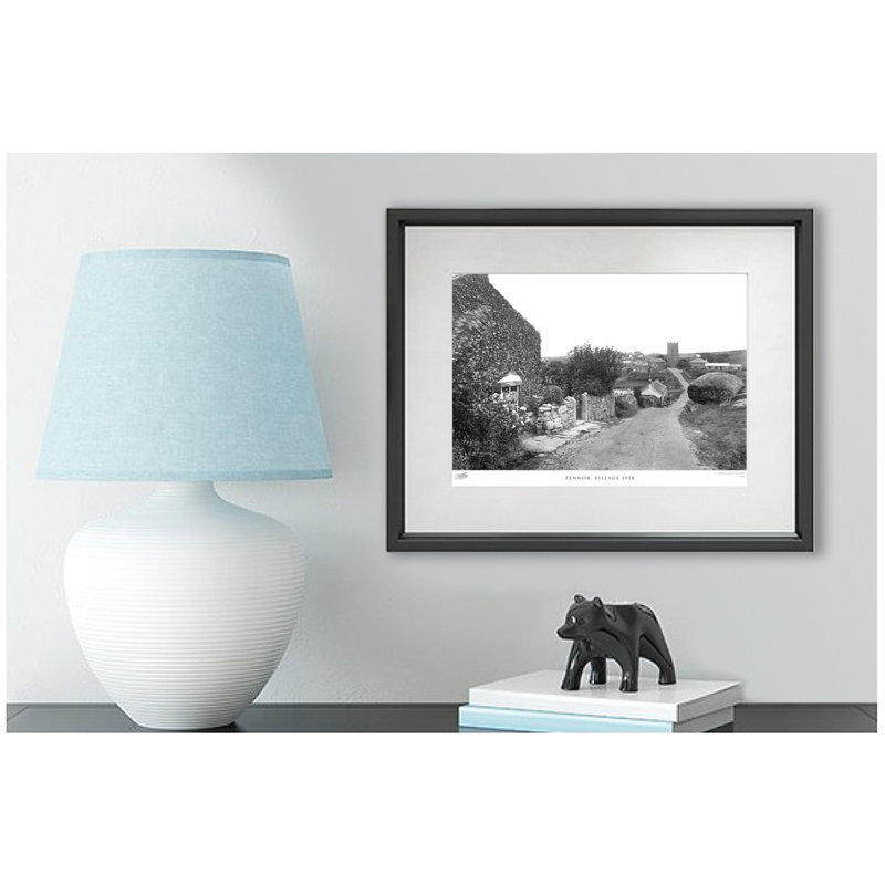 Zennor, Village 1928 by Francis Frith - Single Picture Frame Print, 28cm H x 36cm W x 2.3cm D