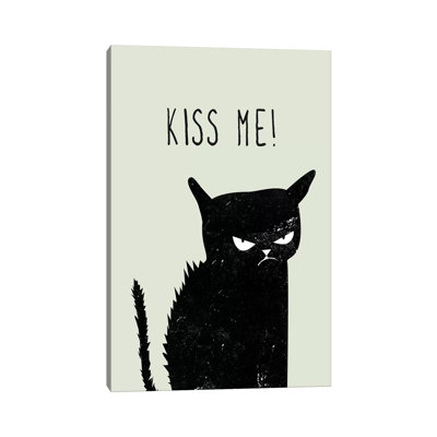 " Kiss Me Cat " by Amy & Kurt Berlin Painting Print