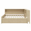Wood Daybed With Storage Shelves And Trundle
