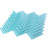 11"X 12.6" Herringbone Polished Glass Mosaic Tile-61266920