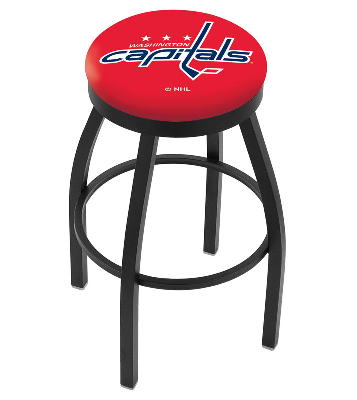 Tabouret de bar pivotant de 30 po NCAA, Ride noire, Capitales de Washington
