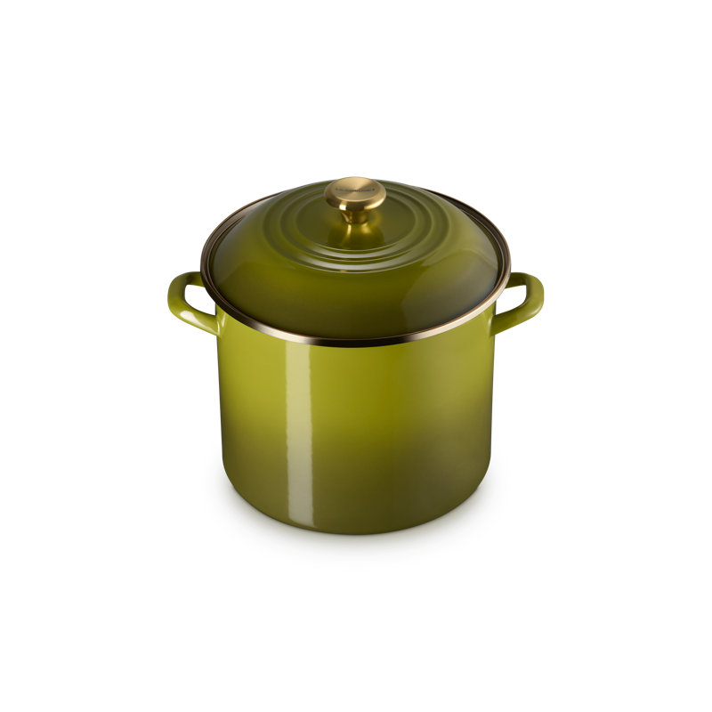 Le Creuset Enamel On Steel Classic Round Stockpot, 12 Qt. - Artichaut, Green