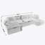 Canapé modulaire 138,5 po, canapé en U, salon, appartement