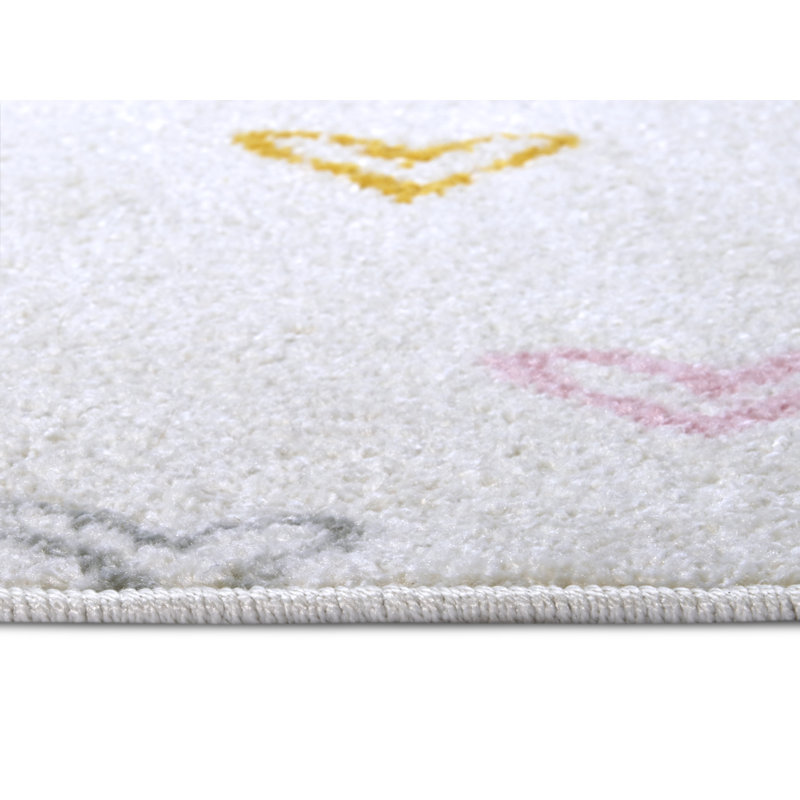 Adventures Children White Rug, Rectangular 120 x 170cm
