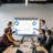 JYXCN Interactive Smart Board 75", 4K Touch Screen Digital Electronic Calendar All-In-One Smartboard Touchscreen Dual OS for School & Business