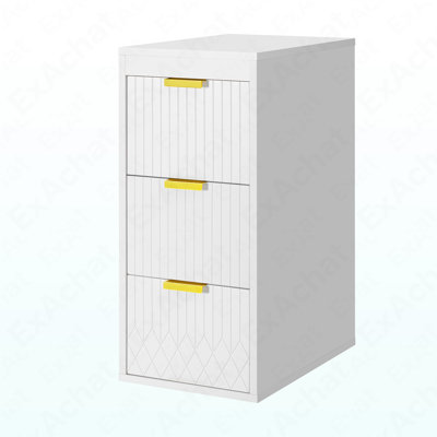 Wall Mounted Floating Cabinet, 12Inch Side Cabinet With Drawers, Mutifunctional Cabinet For Bathroom, Living Room (Bathroom Vanity Not Included)