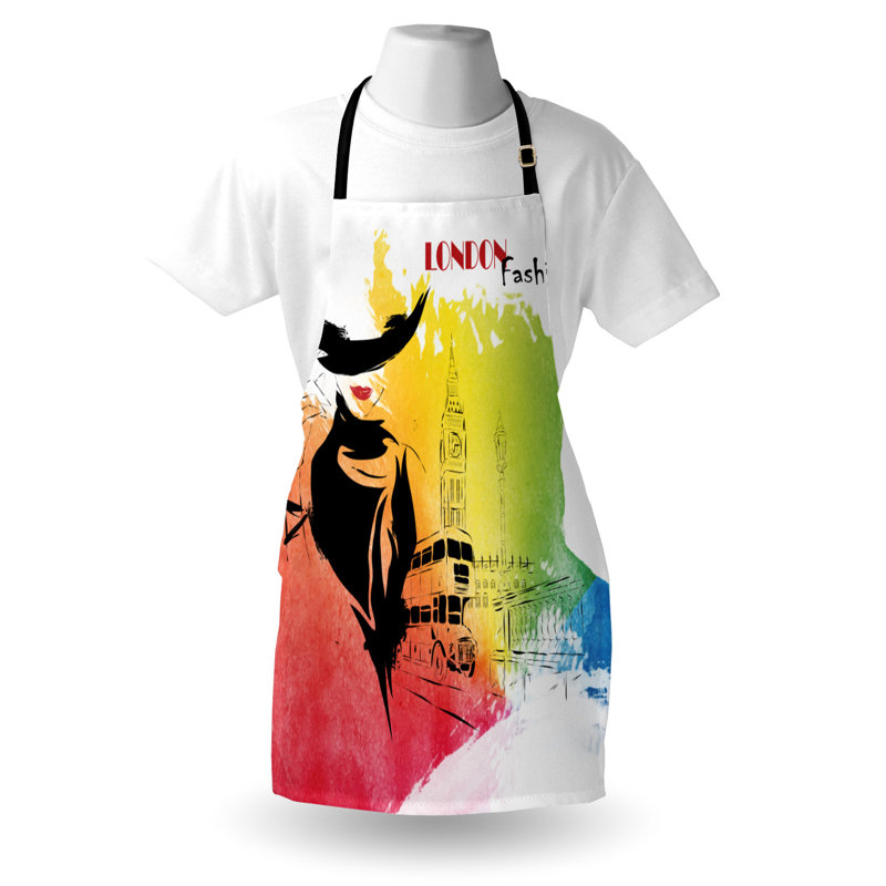 No Pattern Bib Apron