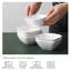 Ramekin carré en céramique 8 onces Dowan