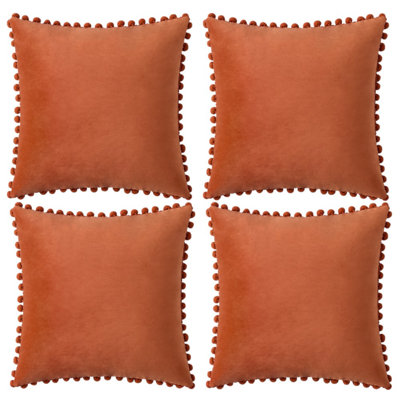 Housse de coussin en velours