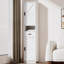 Bathroom Storage Cabinet with 2 Barn Doors and 1 Drawer, Narrow Storage Unit, Adjustable Shelves-1792690221