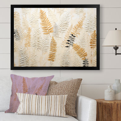 Golden Ferns Silent Gracefulness II sur impression sur toile