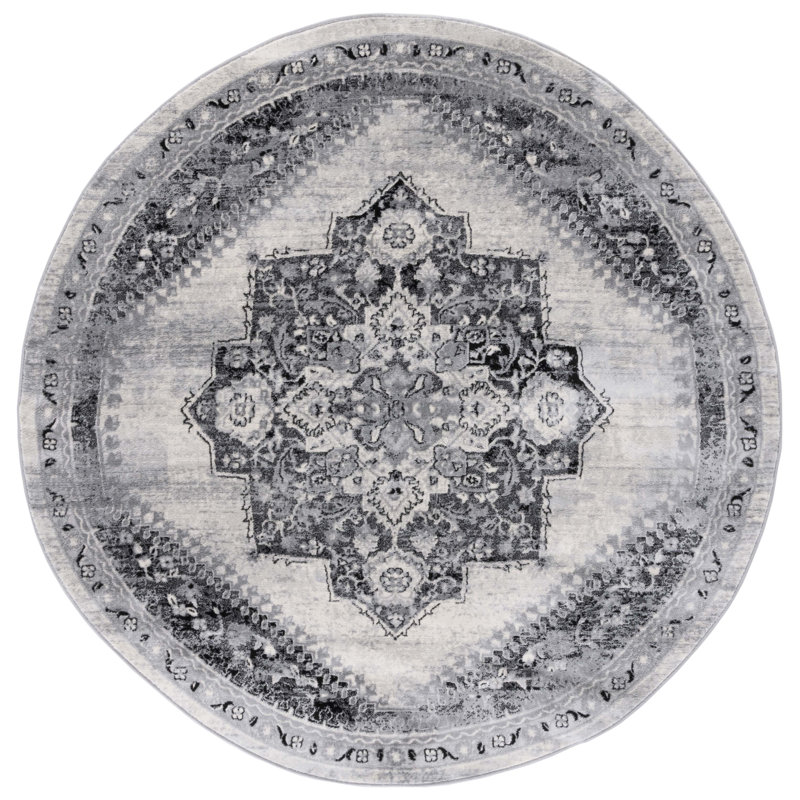 Brentwood Performance Oriental Rug, Round 6'7"
