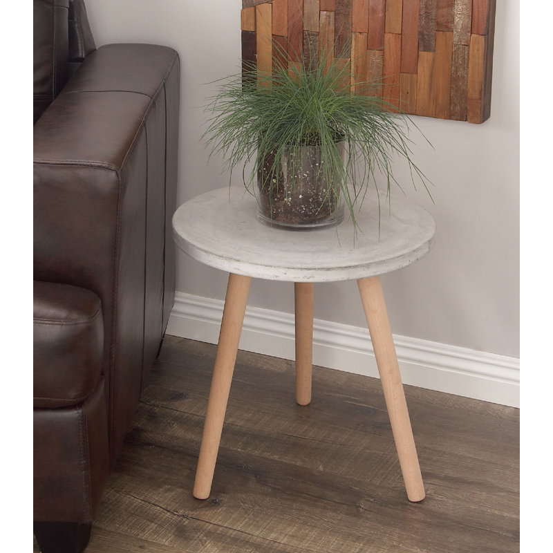 Table de bout en fer, Gris