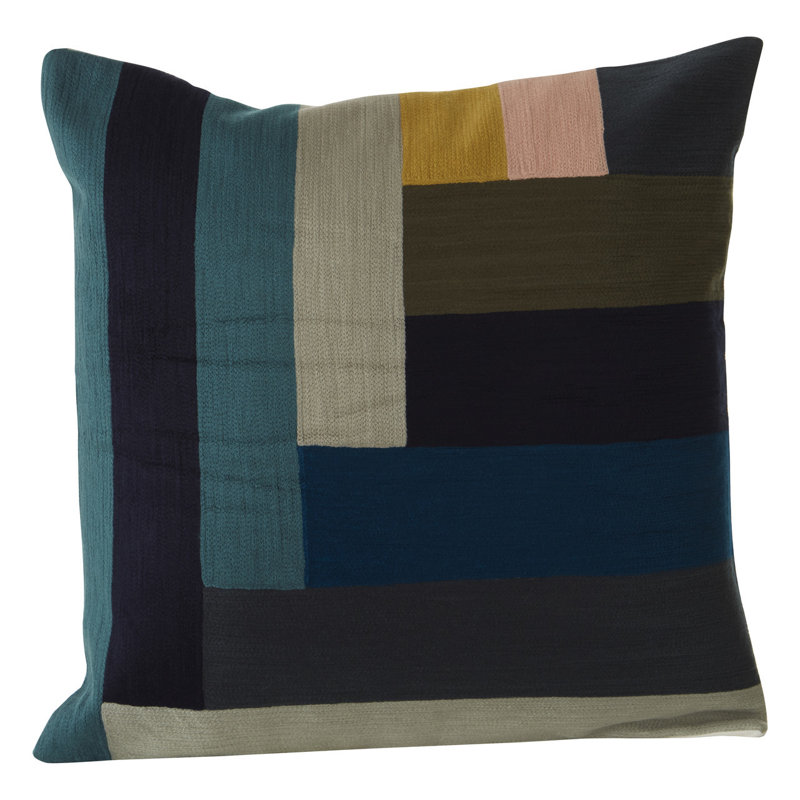 Lance Striped Square Cushion