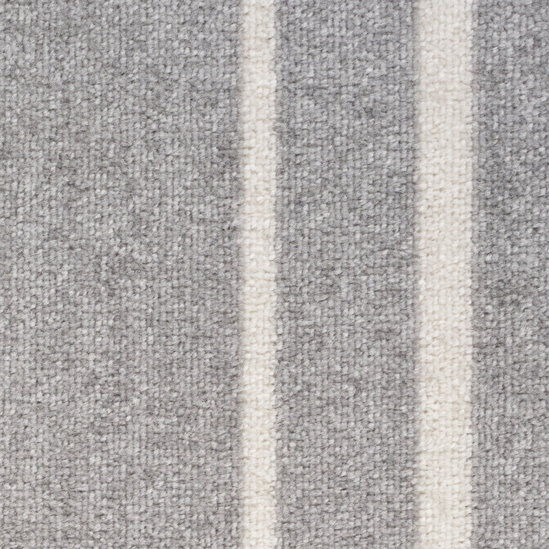 Aseneth Abstract Machine Woven Chenille Indoor/Outdoor Area Rug in Gray, Rectangle 4' x 6'