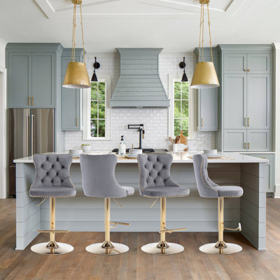 360°Swivel Adjustable Counter Height Bar Stools
